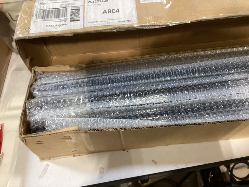 Condition photo showing Good Condition for 30Pcs Iron Balusters - 1/2" Square Hollow Metal Stair Spindles for Staircase, 44" Decorative Balusters for Staircase Indoor/Outdoor Use Baluster Straight Baluster 30