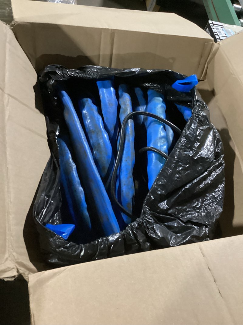 Condition photo showing As Is for 100ft heated drinking water hose for rv,v4.0 upgrade with 5/8" inner diameter and energy saving thermostat, withstand temperatures down to -40°f, lead and bpa free, anti-freeze