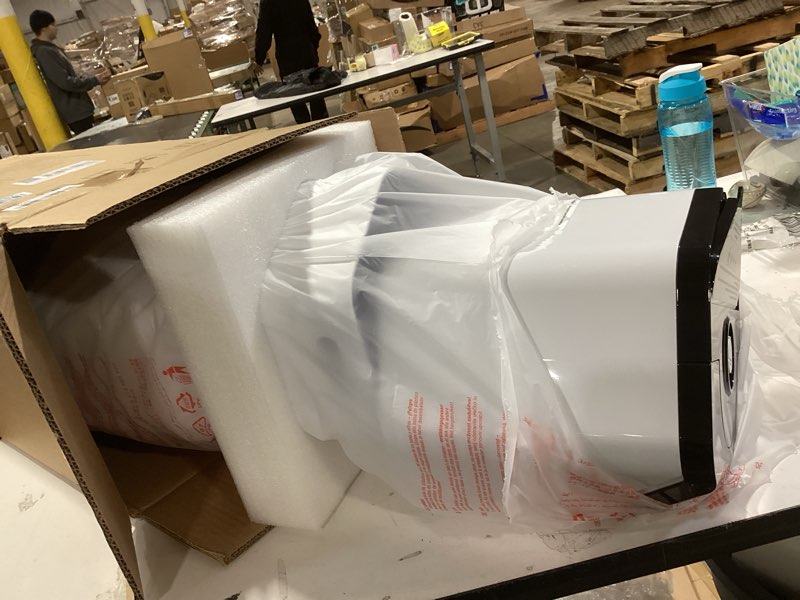 Condition photo showing Good Condition for 19L/5Gal Humidifiers for Bedroom Large Room 2800 sq ft, Quiet Humidifiers for Large Room, Floor Humidifier with 3 Mist Mode & Auto 180°Mist Tube for Home Whole House School Office Commercial Plants white