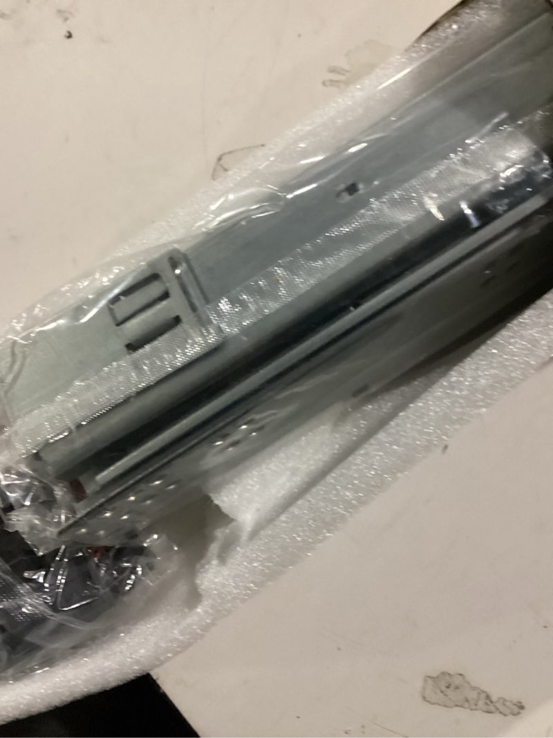Condition photo showing Good Condition for undermount drawer slides 21 inch (1 pair), full extension soft close concealed drawer runners, come with mounting screws and brackets, 1 pair 21 inch 1