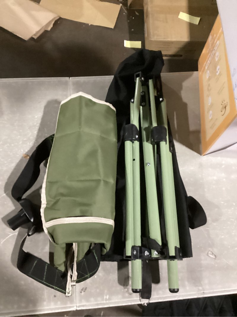 Condition photo showing Good Condition for Kids Hammock Chair,Adjustable Kids Camping Chair,Folding Chair with Stand,Portable Hammock Chair for Camping, Travelling and Patio,Green,Supports 135 LBS