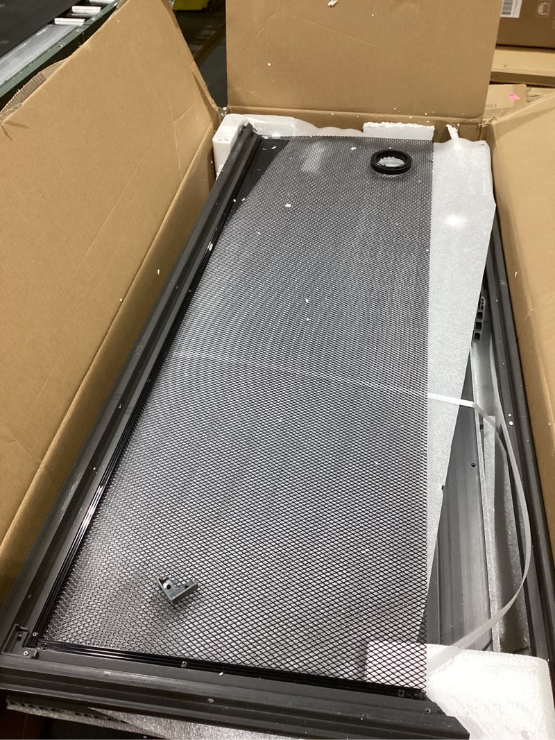 Condition photo showing Good Condition for 68 gallon reptile enclosure, 48x18x18“ pvc reptile tank terrarium, 48" wide large lightweight eco reptile habitat lounge for ball python bearded dragon gecko turtle 48x18x18 inch