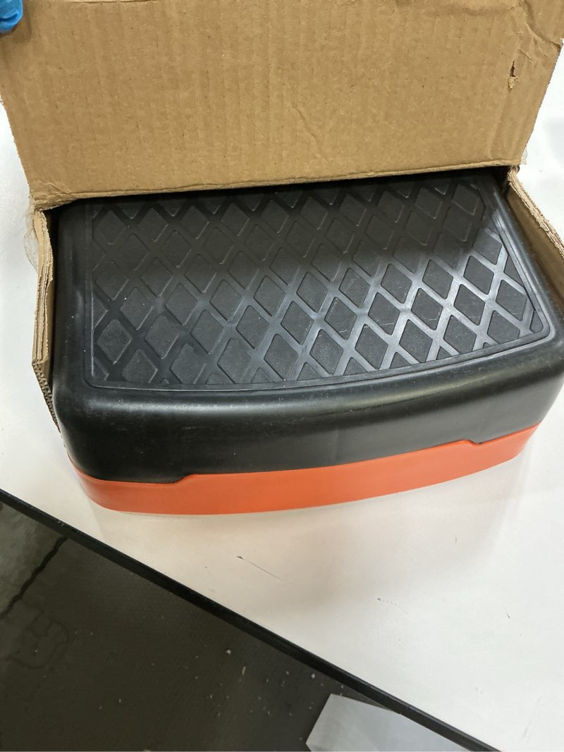 Condition photo showing Good Condition for Fitvids Adjustable Workout Aerobic Stepper Step Platform Trainer, 27-Inch, Multiple Colors Black/Orange