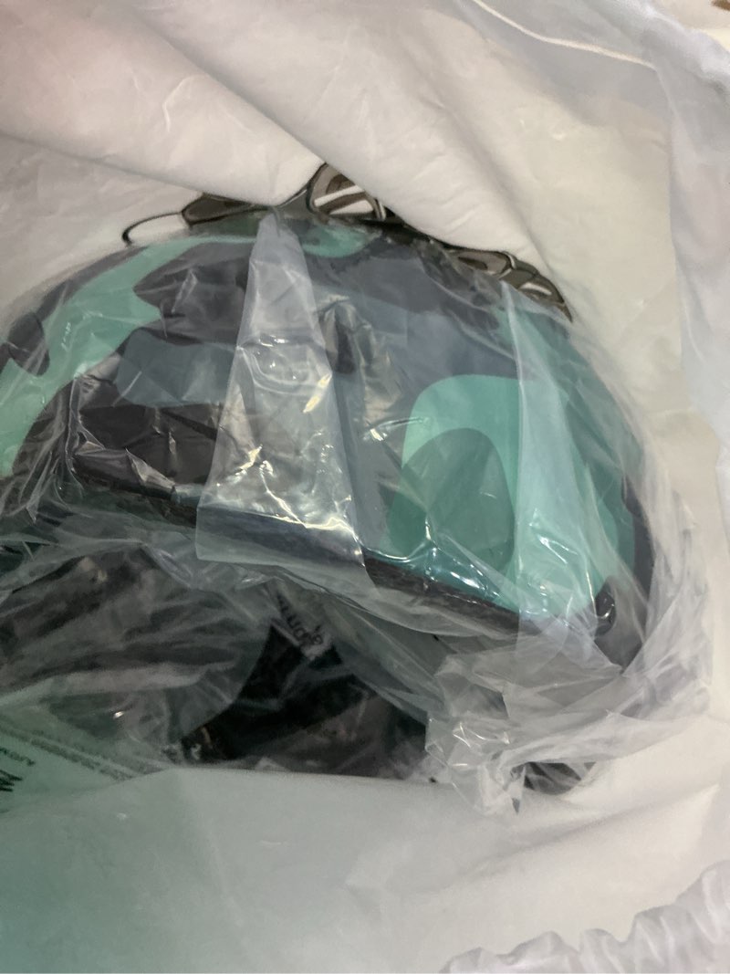 Condition photo showing Good Condition for kids bike helmet, adjustable toddler youth helmet with detachable visor & led light for 3-5/5-8/8-12 years boys girls, multi-sport helmet for bicycle cycling scooter skating, 2 sizes camouflage green 50cm-57cm/19.7''-22.4''