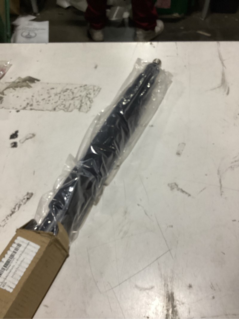 Condition photo showing As Is for portable handheld boom pole for shotgun mic, 3-section extendable microphone arm for filming with 3/8" and 5/8" threads, 3ft to 8.3ft adjustable length
