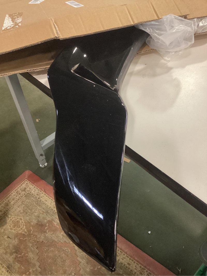 Condition photo showing Good Condition for WheelX Rear Spoiler Compatible with 2015-2021 Mercedes Benz W205 C-Class, R Style Duckbill Fits for C63 C160 C180 C200 C250 C300 C400 C450 Sedan, Trunk Tail Deck Lid Splitter Wing Lip (Glossy Black)