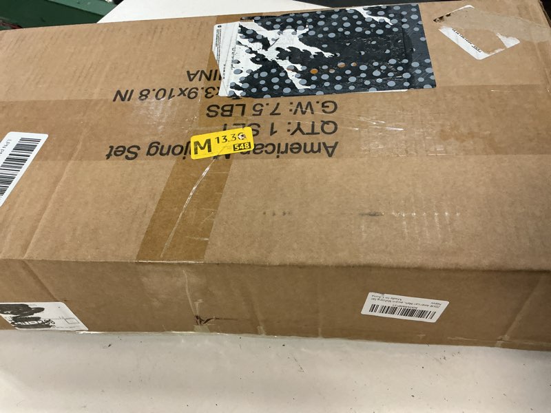 Condition photo showing New/Like New for zgme american mahjong set,166 white tiles with red bag and accessories,4 all-in-one mahjong racks with pushers,complete western mahjong set