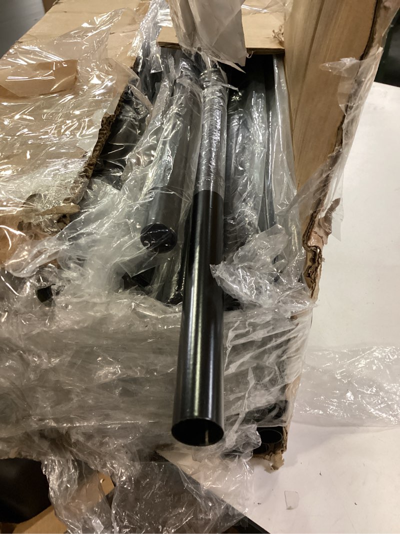 Condition photo showing Good Condition for 50 Pack Deck Balusters 32.25'' roundStaircase Baluster, Black Metal Deck Spindle and Stairs Railing,Hollow Rectangle Deck Balusters for Deck Railing Porch 32.25 Inch 50