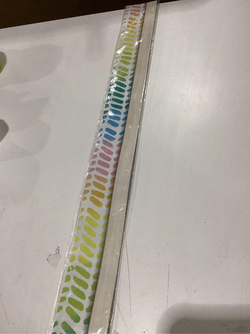 Condition photo showing New/Like New for Creatively Inspired Watercolor Chevron Straight Borders, 36 Feet