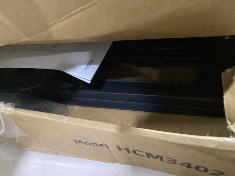 Condition photo showing Good Condition for hcmounting outdoor full motion weatherproof tv wall mount for 26-65 inch flat/curved tvs up to 88 lbs, heavy duty swivel tv mount with single stud design,smooth extension,max vesa 400x400mm,hc3402