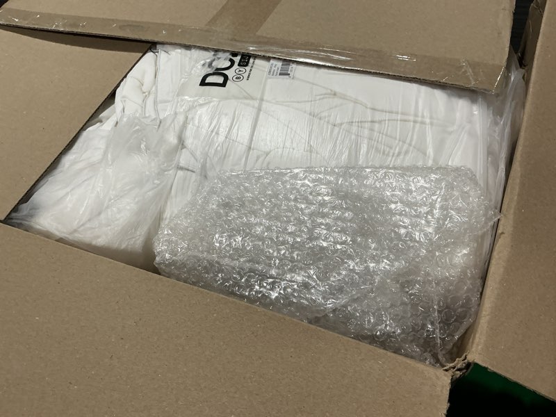 Condition photo showing Good Condition for doz all season cooling comforter, 100% viscose derived from bamboo, breathable, lightweight, soft, down alternative duvet insert, 8 loops, 106"x90" (king/cal king)