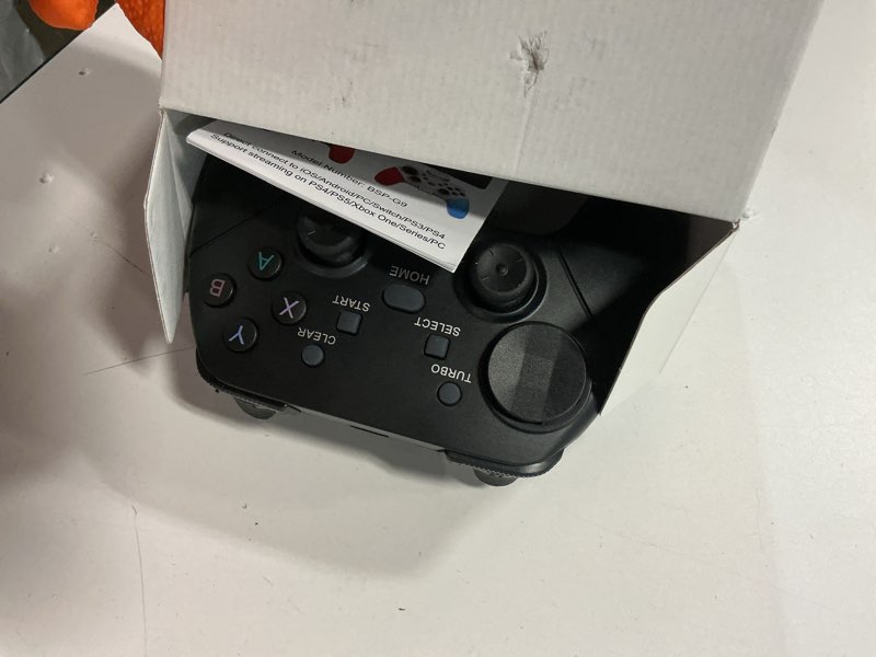 Condition photo showing New/Like New for megadream wireless mobile gaming controller gamepad for iphone/android/ipad/pc/switch/ps4/ipad joystick with phone holder, supported cloud game, streaming on ps5/x-box, turbo, direct play, iphone 17 original black