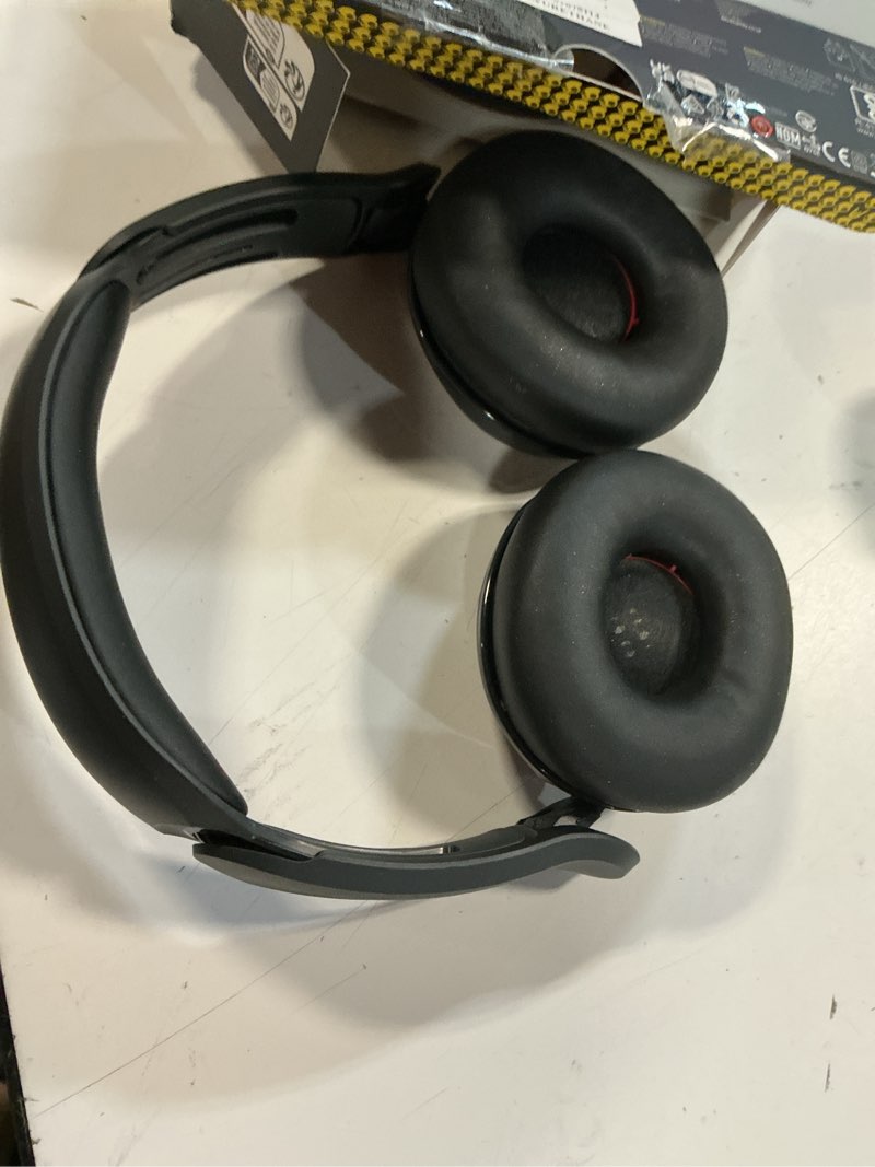 Condition photo showing As Is for skullcandy icon 180 wireless on-ear bluetooth headphones, up to 50 hours battery, lightweight and travel ready, secure fit, sweat and water resistant, microphone iphone android - true black