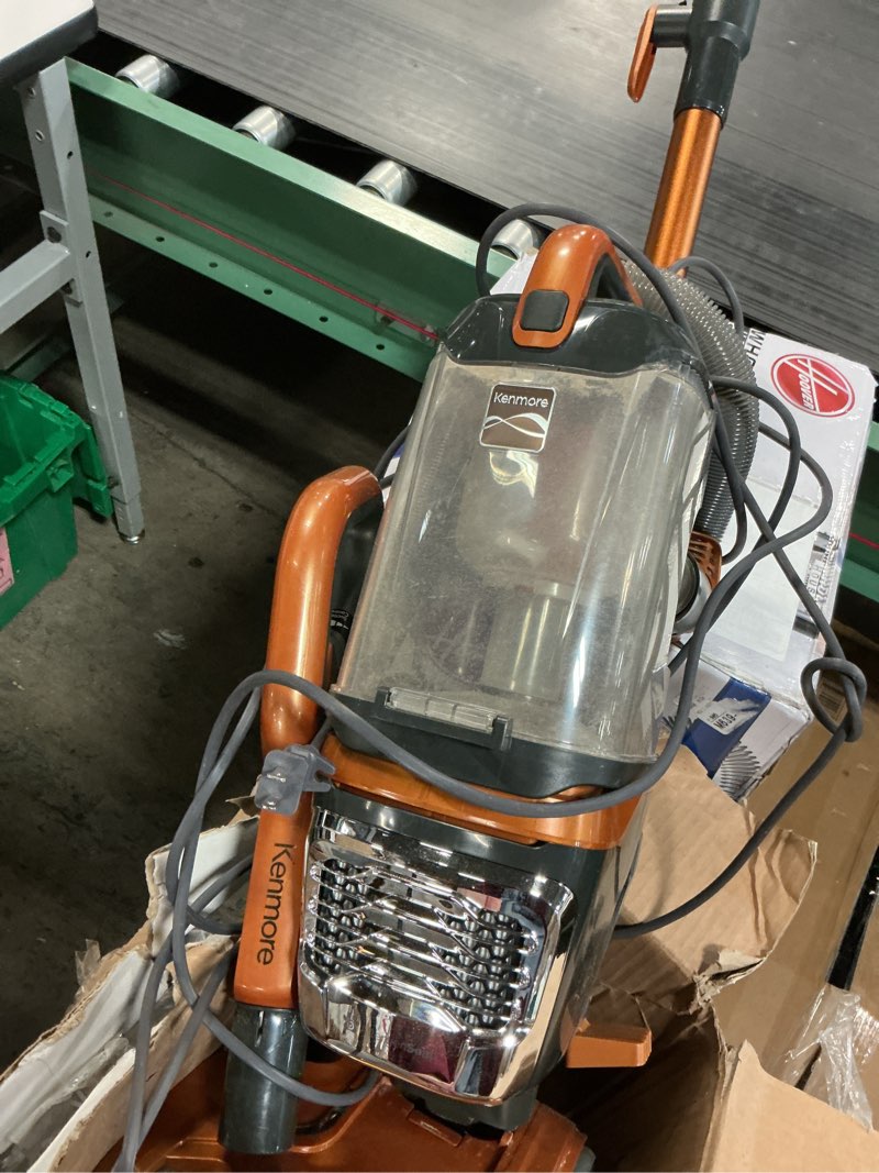 Condition photo showing As Is for kenmore du4080 featherlite lift-up bagless upright vacuum 2-motor power suction lightweight carpet c