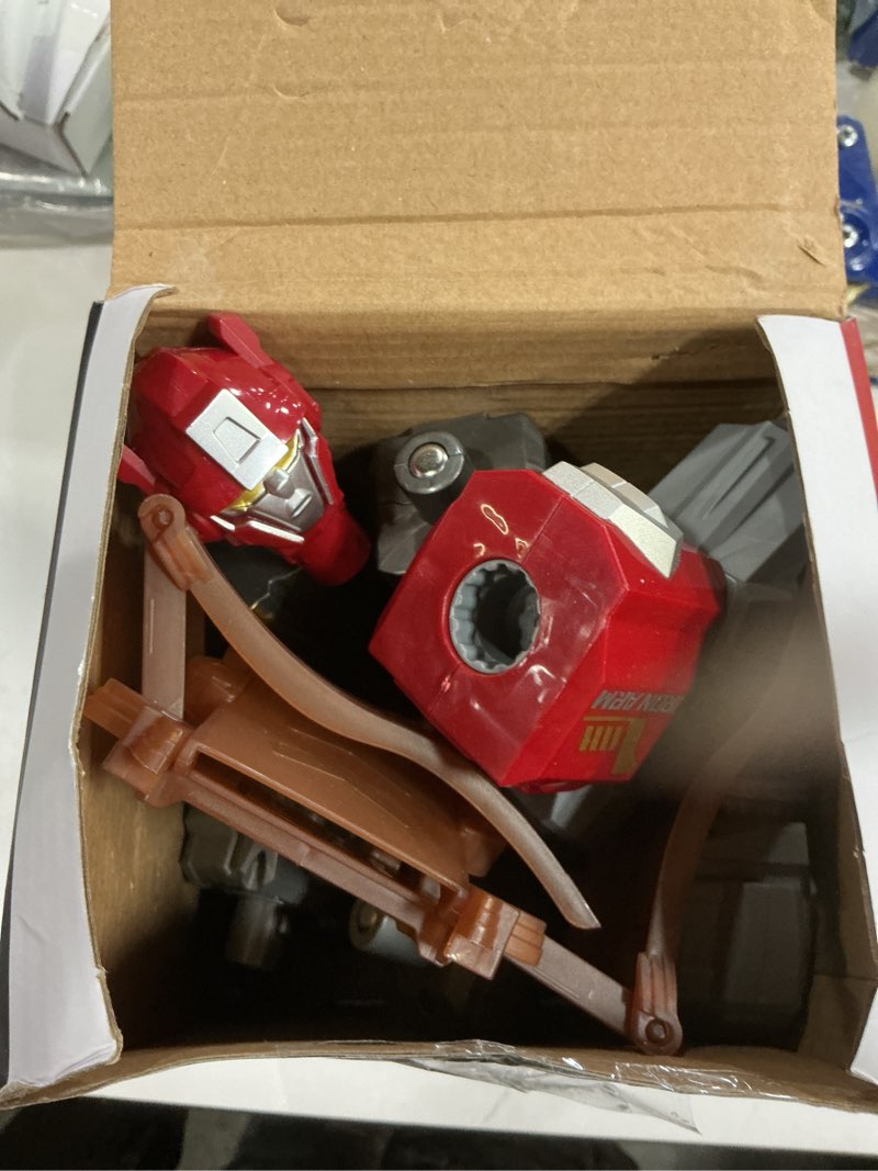 Condition photo showing Good Condition for Transforming Toys - Dinosaur Robot Action Figures - Magnetic Assembling Robot Toys for Kids All-in-One Design Transforming Animals, Robots, Military Base Including Battle Guns, Cars, Airplane Models