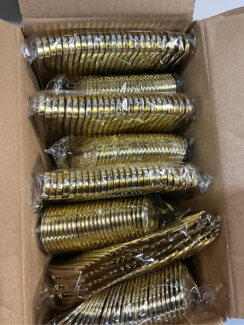 Condition photo showing New/Like New for bucla 200-piece gold plastic silverware - heavy duty disposable cutlery set - 100 gold plastic forks & 100 spoons for catering, party, dinner, wedding
