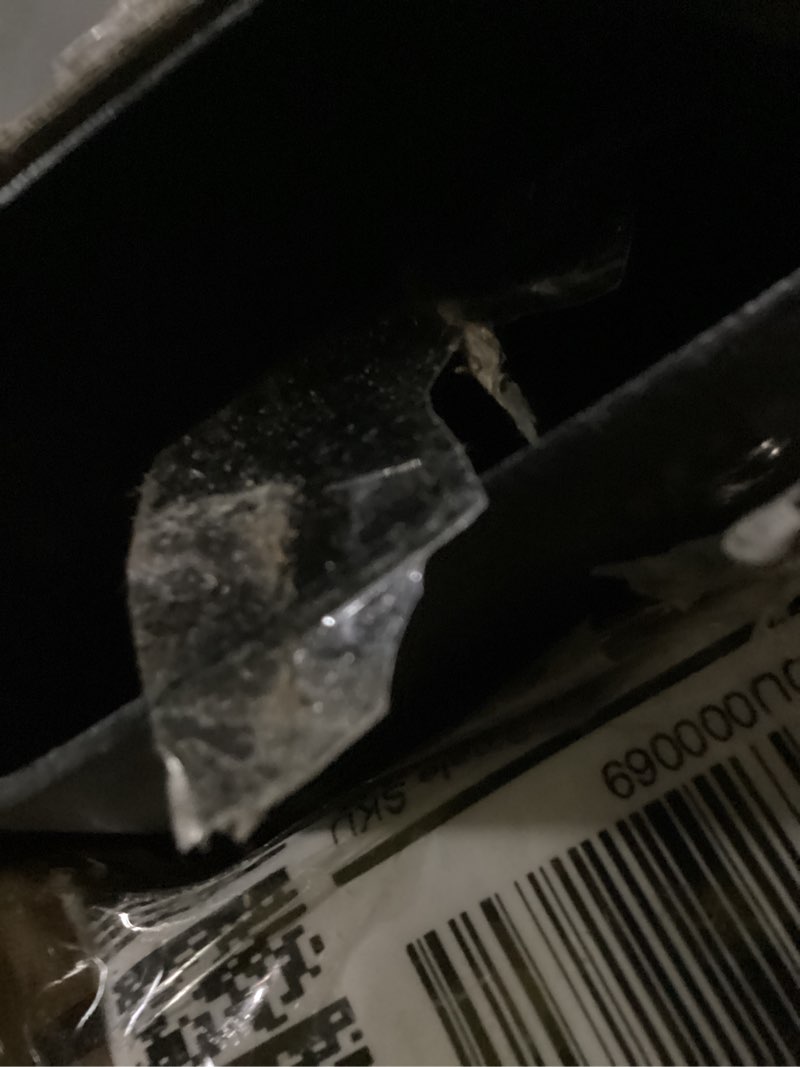Condition photo showing As Is for Parts ONLY-Universal Pedestal TV Stand with Bracket for 32\"-75\" TVs Floor TV Stand w/Cable Management Holds 132lbs Max VESA 600x400mm TS004H