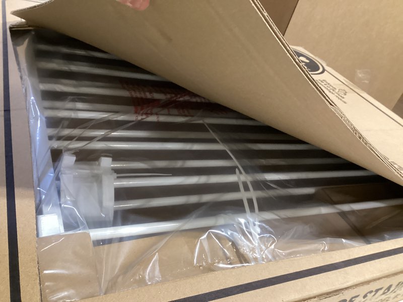 Condition photo showing Good Condition for regalo 2-in-1 stairway and hallway wall mounted baby gate, bonus kit, includes banister and wall mounting kit