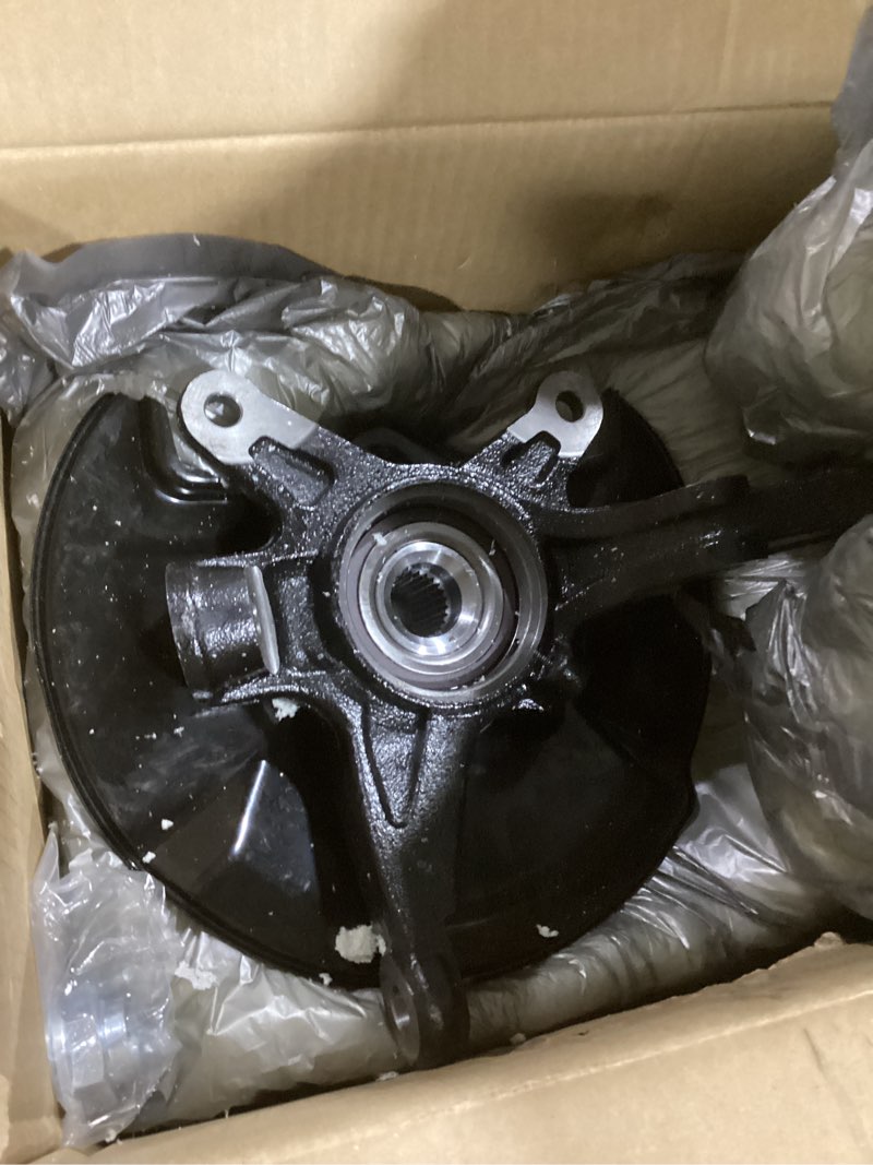 Condition photo showing Good Condition for Front Right Side Steering Knuckle & Wheel Bearing Hub Assembly Compatible with Honda Civic 1.3L, 1.8L 2006 2007 2008 2009 2010 2011, without Si MUGEN Si Model, Replace for 698-450, Passenger Side