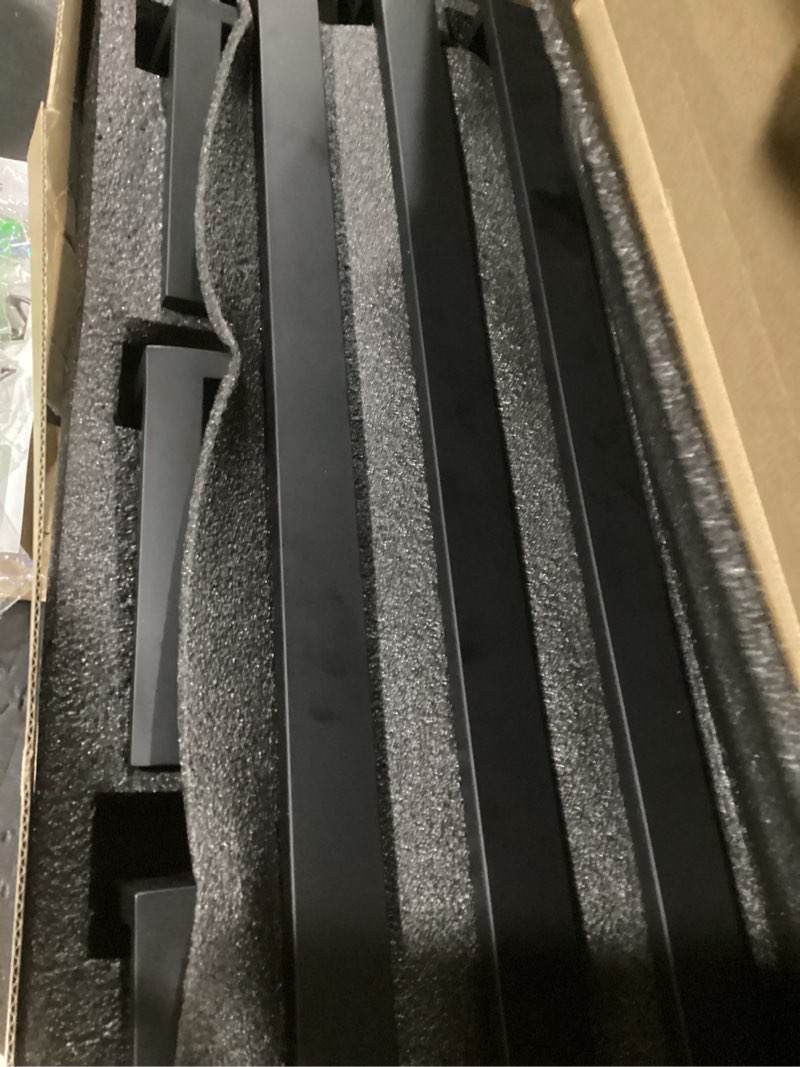 Condition photo showing Good Condition for 15 pieces bathroom hardware set, matte black bathroom accessories set, towel racks for bathroom, 23.6 inch bath towel bar set stainless steel, toilet paper holder wall mounted, towel ring, towel hook