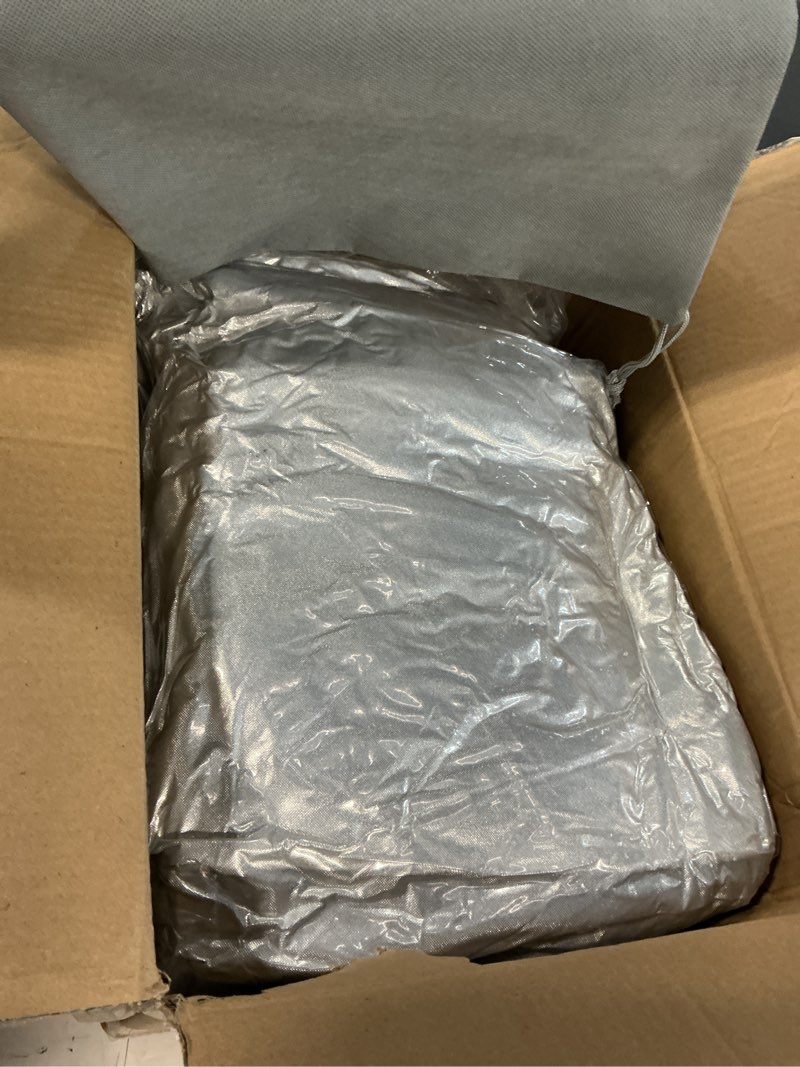 Condition photo showing New/Like New for koukou truck cover waterproof all weather, 6 layers full pickup cover, universal fit for chevy c10, ford f100, ram 1500, sierra 1500, silverado 1500 regular cab single cab truck. (up to 210 inches) truck m up to 210\", max cab length 150\" silver