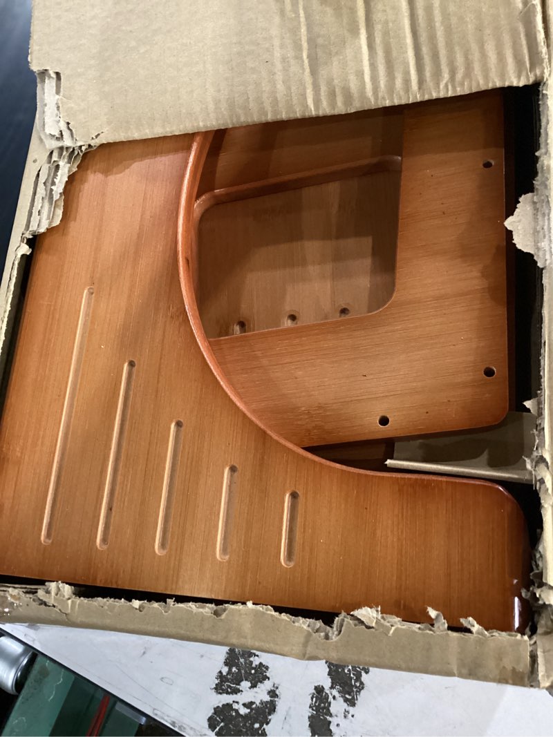 Condition photo showing Good Condition for amazerbath toddler toilet step stool, 3-in-1 bamboo toilet squat stool for adults, 0.59" thickness one step non-slip baby & kids potty poop stool for bathroom sink, counter, bedroom, closet, 9" dark wood color 9 inches