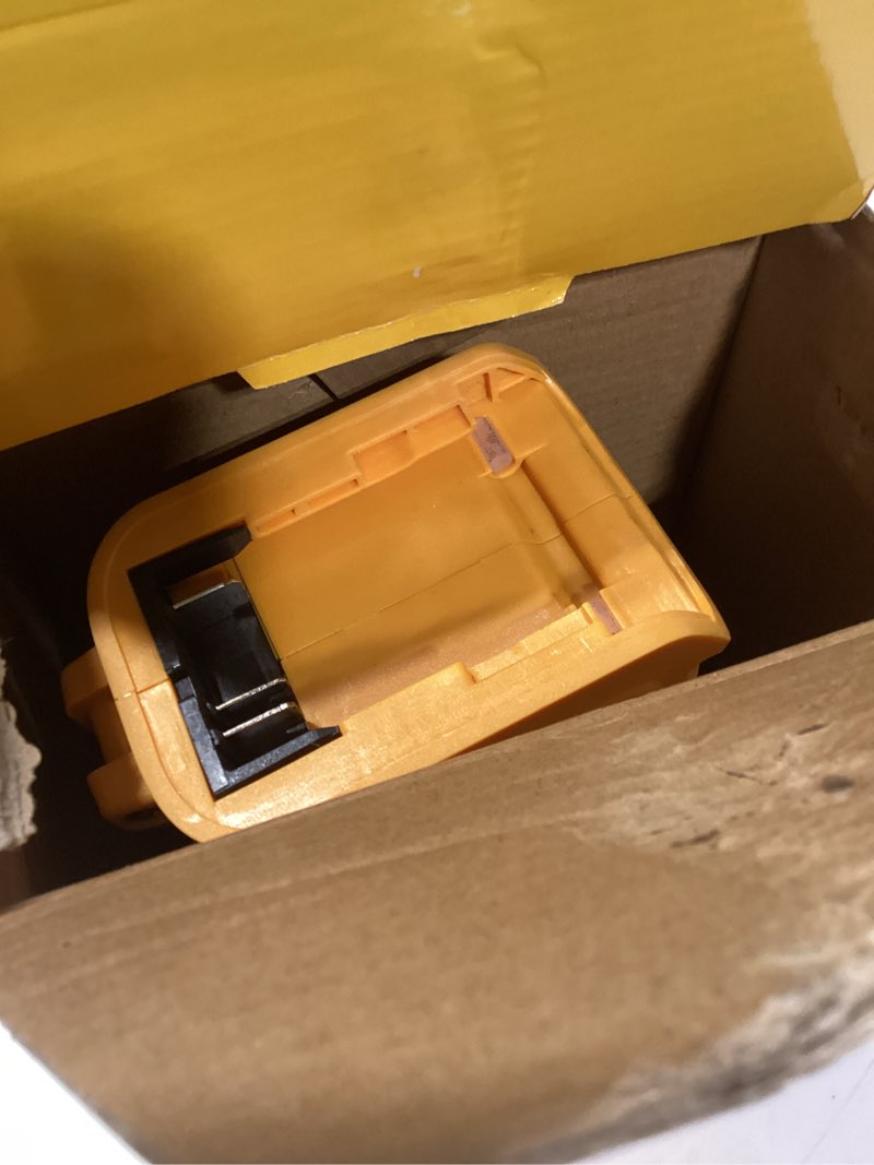 Condition photo showing Good Condition for brushless reciprocating saw compatible with dewalt 20v max battery(tool only), 3,000 spm one-handed cordless sawzall, 1" stroke length, pivoting shoe, led light, variable speed for wood/meatl/pvc