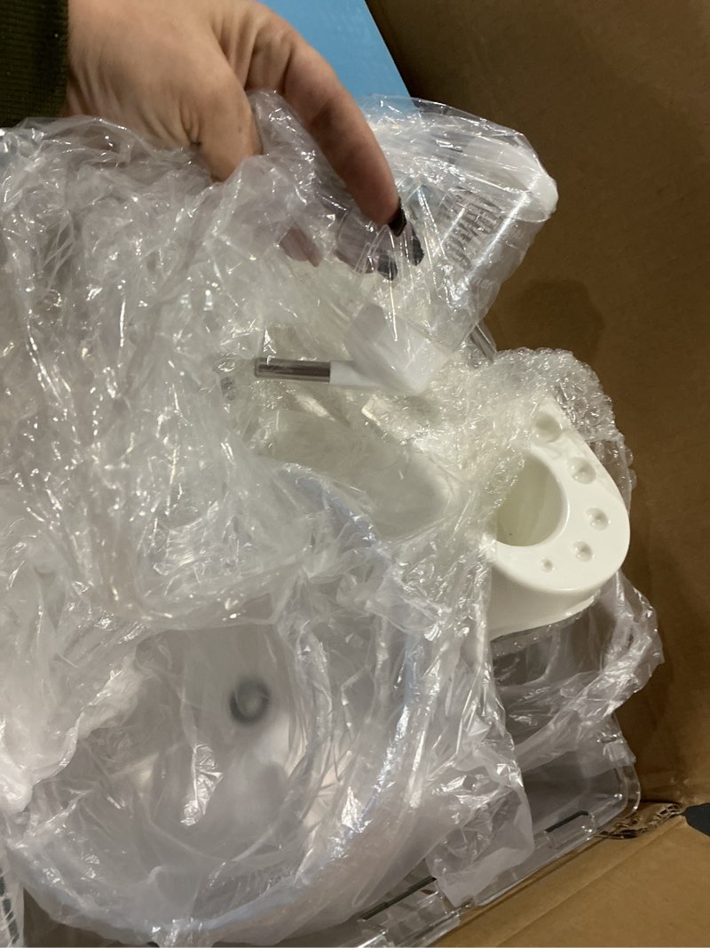 Condition photo showing Good Condition for tfwadmx dwarf hamster cage,acrylic rat cage,hamster home small animal cages with tube exercise wheel mouse habitat for gerbils mice 17.7”x11”x11.8” transparent