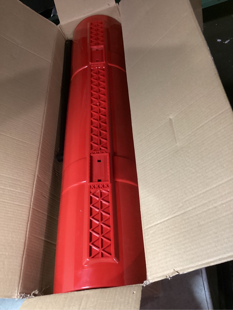 Condition photo showing New/Like New for 38 inch snow shovel for driveway, brewin snowpro bi-direction heavy duty snow pusher with wheels and angled blade for efficient snow removal, back saver snow plow for doorway sidewalk