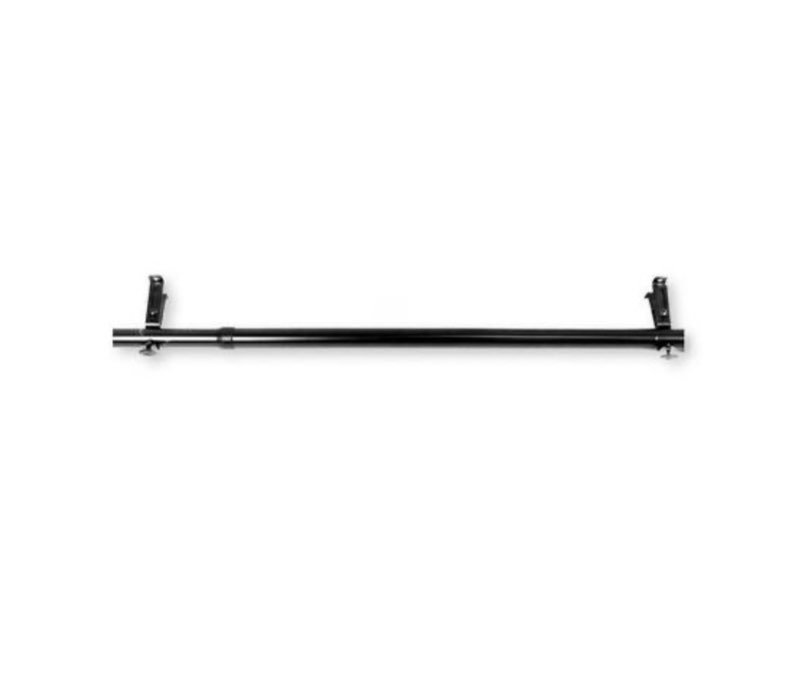 Rod Desyne Phoebe 13/16" Single Curtain Rod, 66-120 inch, Black
