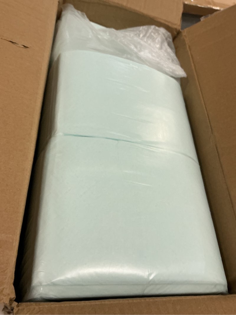 Condition photo showing Good Condition for Amazon Basics Dog and Puppy Pee Pads, 5-Layer Leak-Proof Super Absorbent, Quick-Dry Surface, Potty Training, Regular (22x22"), 150 Count, Blue & White Regular (150 Count)