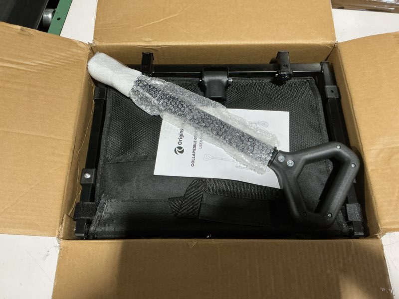 Condition photo showing Good Condition for collapsible wagon cart foldable - portable heavy duty folding beach wagons with wheels - outdoor utility carts for groceries, shopping, camping, sports, garden with large capacity - black