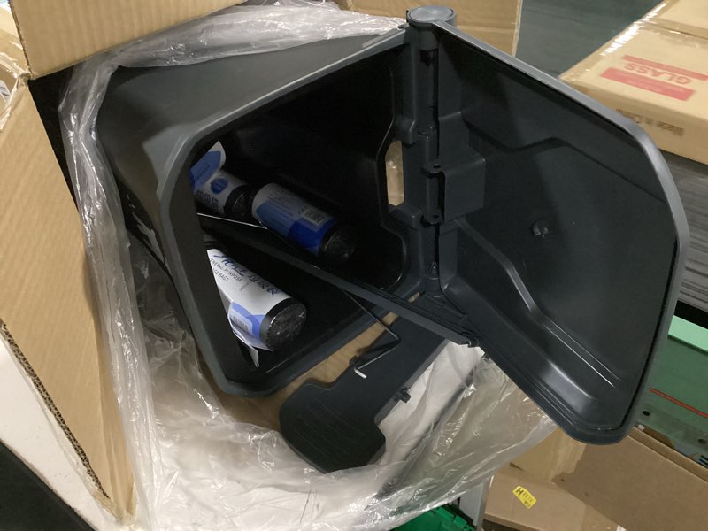 Condition photo showing Good Condition for pet waste container - 20l outdoor dog poop trash bin with removable inner bin, 150 waste bags for small/large dog families black