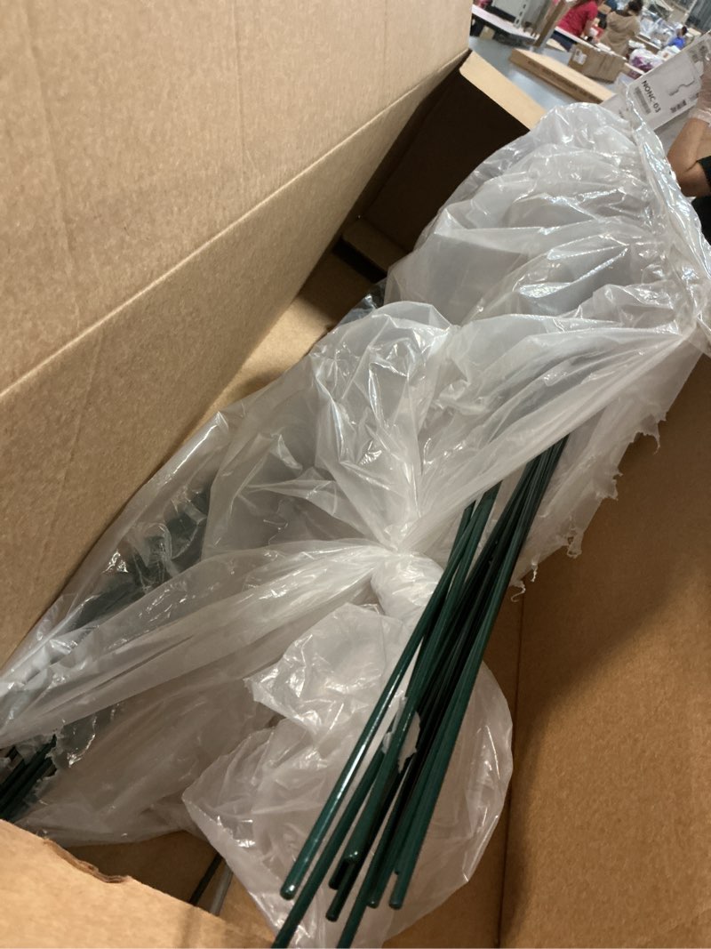 Condition photo showing Good Condition for leobro 12pcs plant supports, 24 inch peony cages and supports, garden plant stakes for indoor plants, outdoor plants, peony tomato monstera hydrangea stakes, 10" w x 24" h