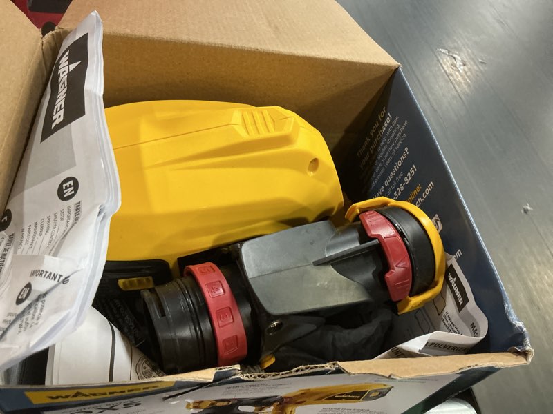 Condition photo showing As Is for wagner control spray qx5 corded electric handheld hvlp paint sprayer (compatible with stains)