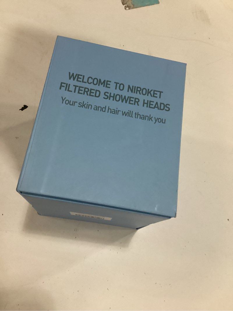 Condition photo showing New/Like New for Filtered Shower Head - High-Pressure Showerhead with Water Filter System | Ideal for Hair and Skincare | Shower Water Filter System | Improve Beauty and Personal Care Routine (Brushed grey)