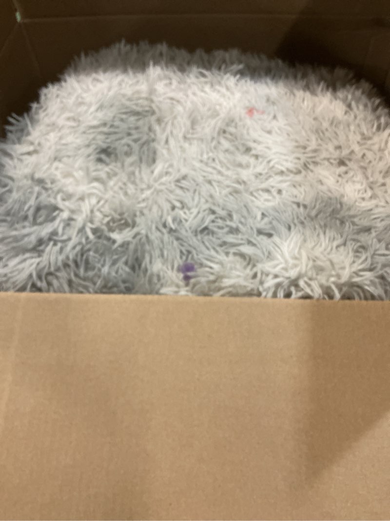 Condition photo showing Good Condition for sour lemon 8x10 area rugs for bedroom, living room fluffy rugs, large area rug shag shaggy carpet soft plush furry bedside rug, machine washable area rugs for kids girls boys home decor anti slip light grey 8' x 10' (rectangular)