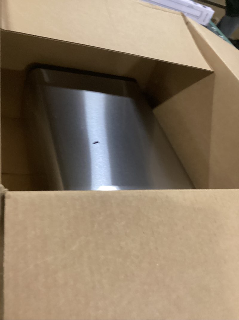 Condition photo showing Good Condition for courpal® stainless steel dog food storage container - 20 lb / 15 lb dry pet food container with lids airtight for cat dog bird - 15l / 4 gal stackable metal large sealed animal food bin with scoop black s