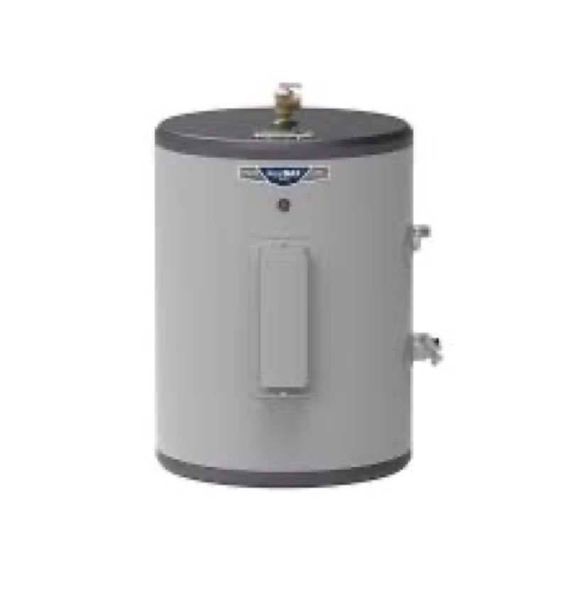 Damaged top*GE Appliances 18 Gallon Versatile Plug and Play Electric Water Heater with Adjustable Thermostat, Ea