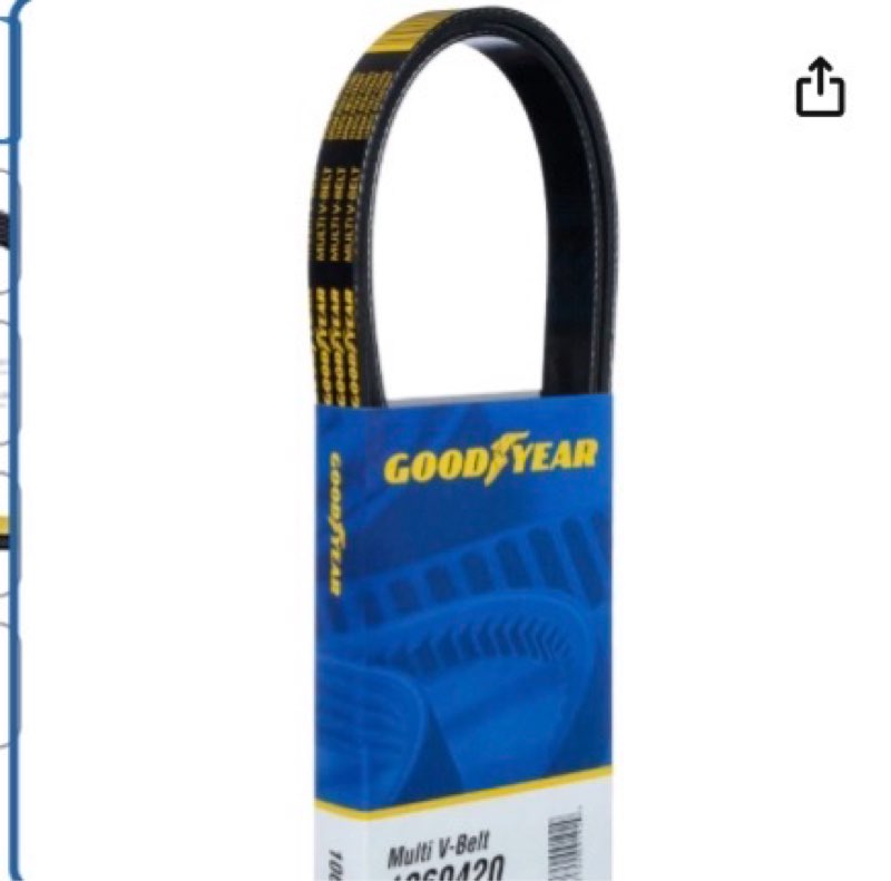 Goodyear Belts 1060355 Serpentine Belt, 6-Rib, 35.5" Length for 1984-2021 for 1984-1990 Ford