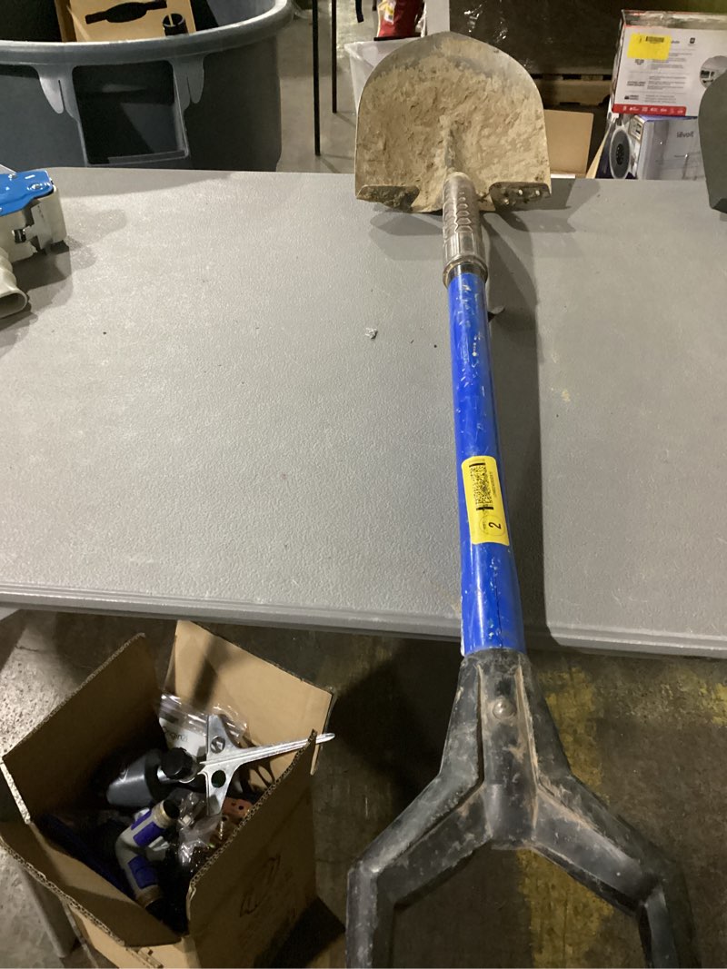 Condition photo showing As Is for kobalt aluminum pointed shovel 