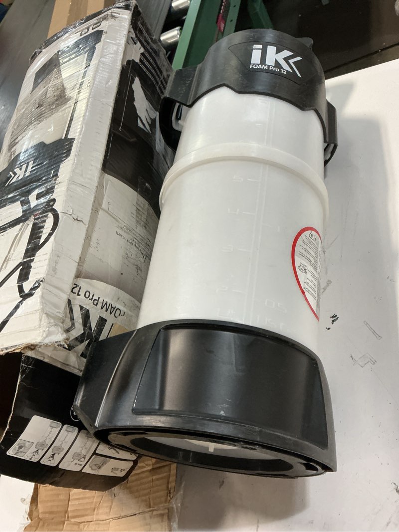 Condition photo showing As Is for goizper group ik sprayers - foam pro 12 pump sprayer - professional auto wash & detailing, dry/wet foam spray, pressure release safety valve, pvc hoses (6 liters) single ik hc 1.5