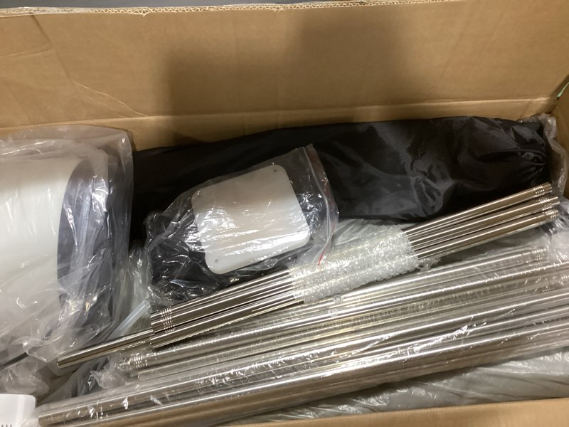 Condition photo showing Good Condition for Infrared Sauna for Home - Portable Steam Sauna with Red Light, Folding Chair, Remote Control, 3.2’ x 3.2’ x 6.0’, Black