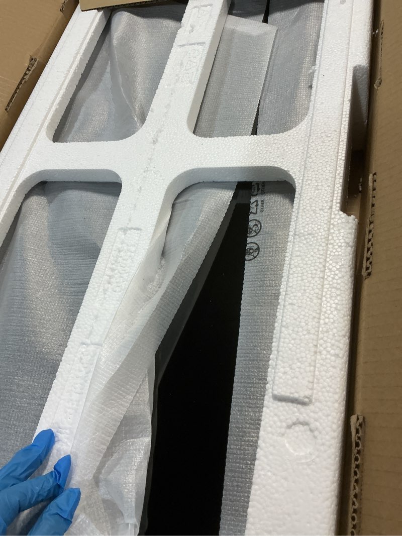 Condition photo showing As Is for SAMSUNG 34" ViewFinity S50GC Series Ultra-WQHD Monitor, 100Hz, 5ms, HDR10, AMD FreeSync, Eye Care, Borderless Design, PIP, PBP, LS34C502GANXZA, 2023, Black