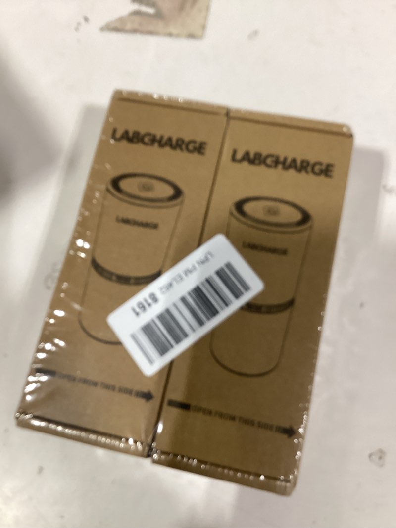 Condition photo showing New/Like New for LabCharge Small Ionic Air Purifier for Home & Bedroom – Silent HEPA Filter – Covers 250 Sq Ft - Free Cleaner for Pets, Hair, Smoke, Dust, Odors & Dander – Compact & Black Design - Pack of 2