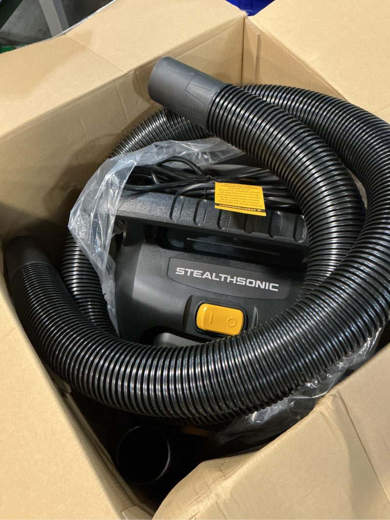 Condition photo showing Good Condition for dewalt stealthsonic quiet 12-gallon 5.5-hp corded wet/dry shop vacuum with accessories included