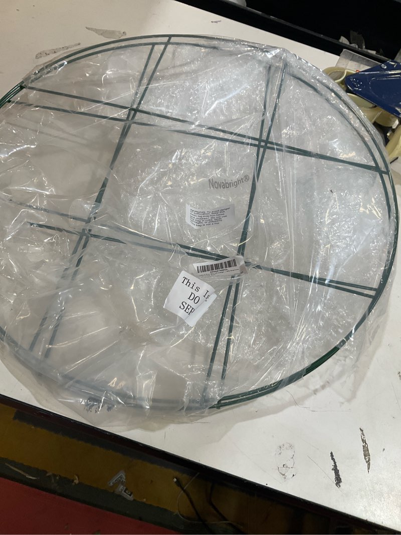 novabright 2 pcs 24" h x 20" d large peony cage and support grow through plant supports round garden flower stake plants ring hoop for outdoor floral tomato vegetable improve planting success rate 