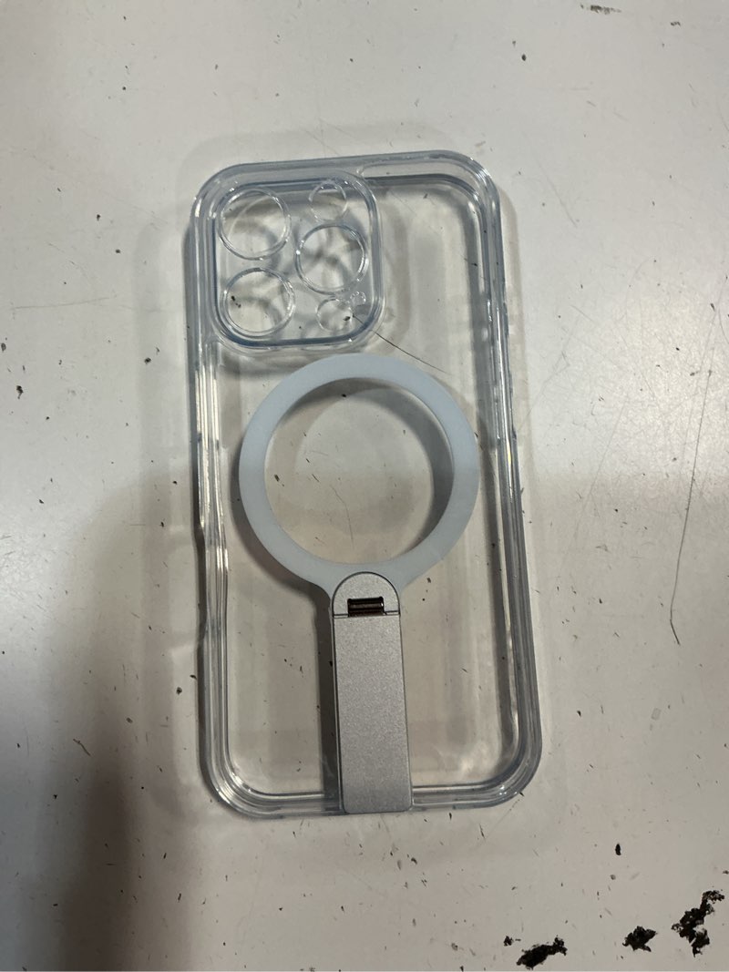 Condition photo showing Good Condition for torras 360 stand & magnetic shockproof for iphone 16 pro case with full camera protection, fit for magsafe, 16ft military grade shockproof slim phone case for iphone 16 pro 6.3", diamond clear clear iphone 16 pro-6.3"