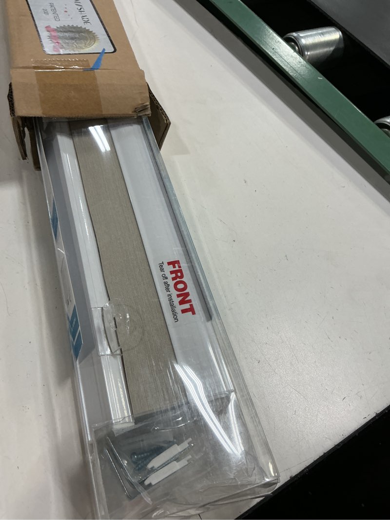 Condition photo showing Good Condition for myshade cordless cellular window shades no tools no drill blackout blinds for indoor windows size 19" wide x 36" height beige room darkening window blinds for bedroom, bathroom, kitchen, living room beige 19"w x 36"h