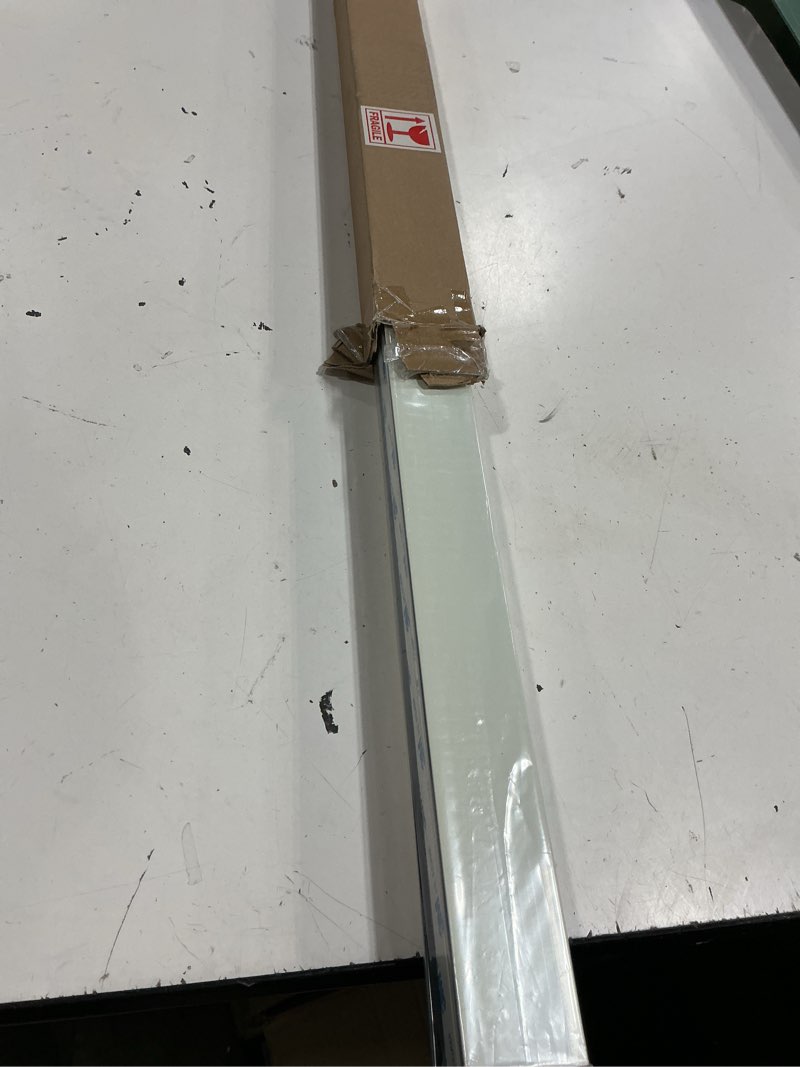 Condition photo showing New/Like New for 100% blackout pvc light blocking strips for window shades and blinds, block light along the sides of blackout blinds, easy to install. (white 58" 2pc) white 2pc